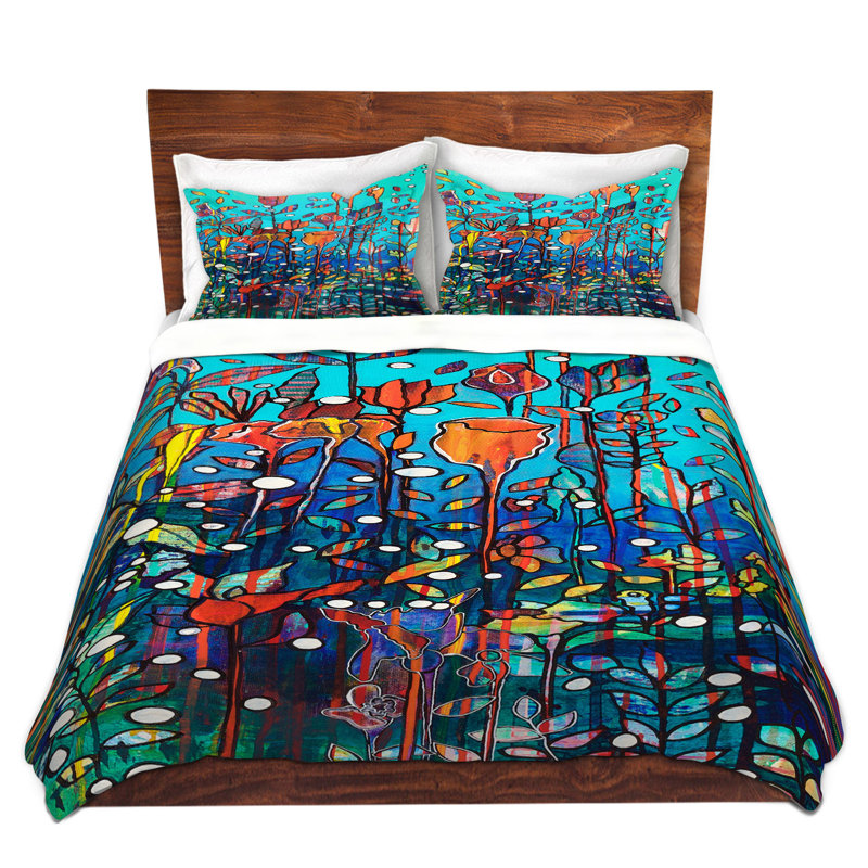 Ensemble de housse de couette à natation, 1 housse de couette grand + 2 taies standards
