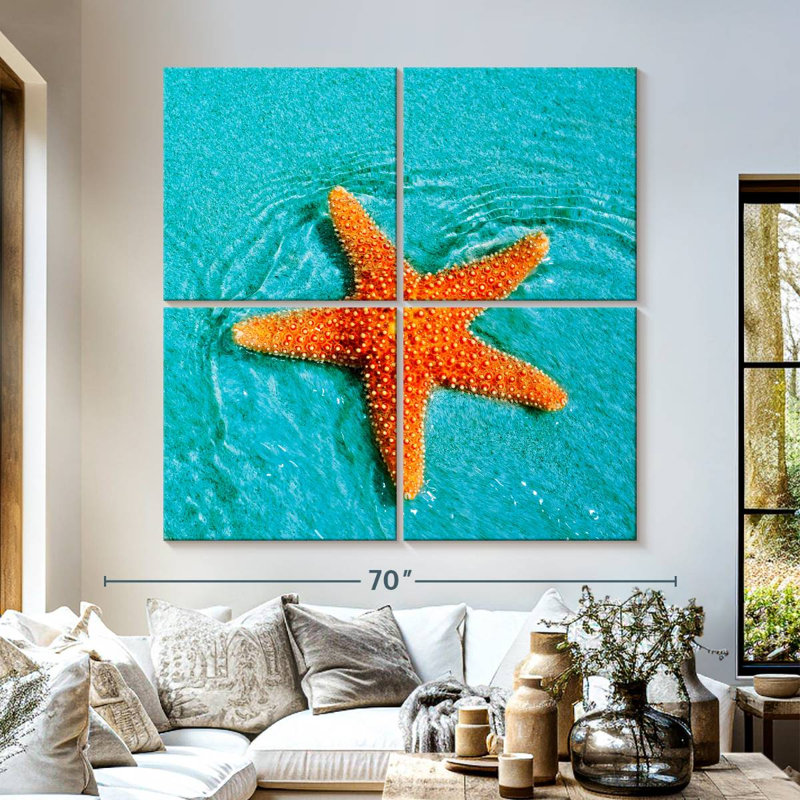 Brampt Submerged Starfish, 57" H x 57" W