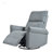 Power Swivel Rocker Recliner Chair For Adults, 270° Swivel And 30° Rocking, Electric Small Recliners For Compact Spaces, Ideal For Living Room, Bedroom, RV, Recliner-1735110492