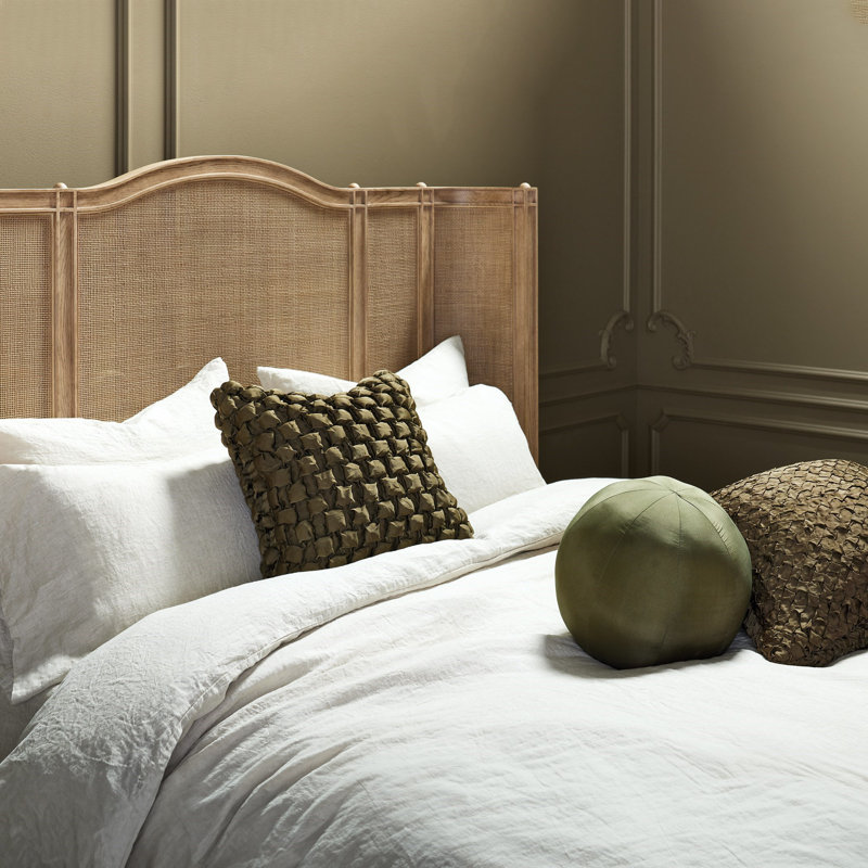 Solid Wood Bed, Natural, King