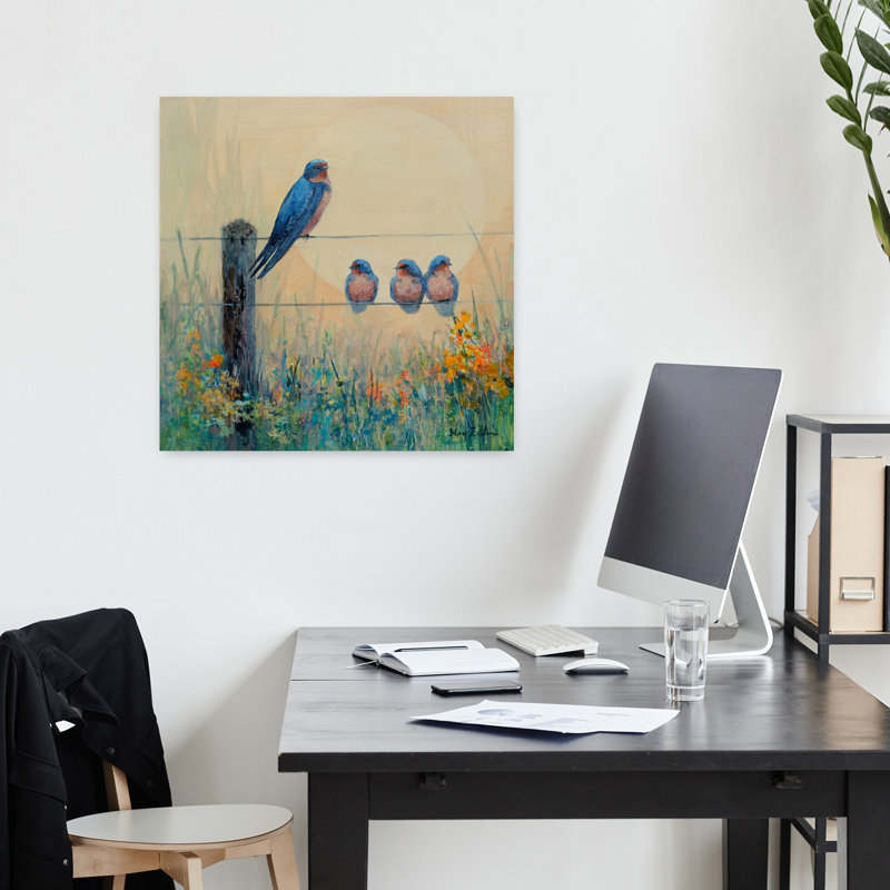 Art contemporain animal de la grange, H 18 po x l 18 po