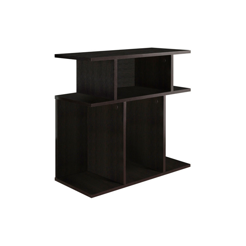 Accent Table, Side, End, Nightstand, Lamp, Living Room, Bedroom, Laminate, Contemporary, Brown, Brown