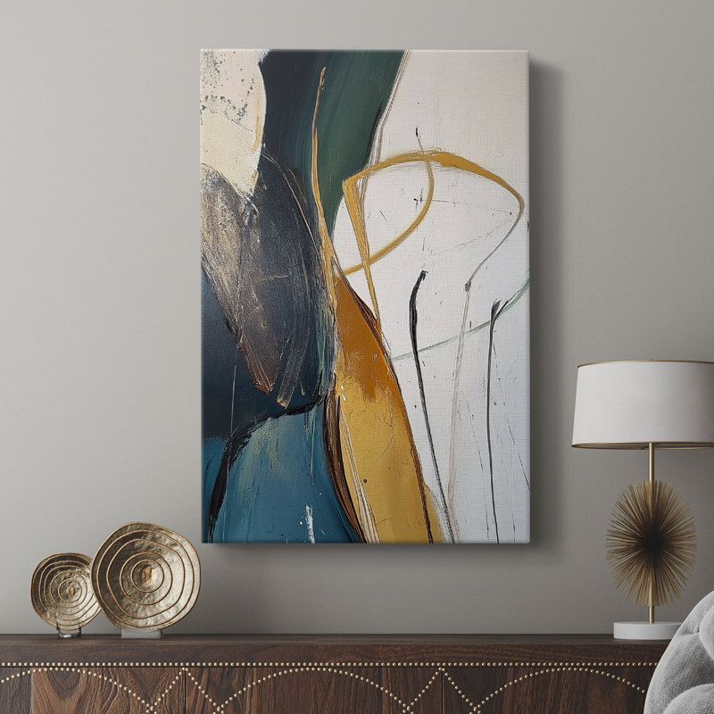 Série ABSTRACT DCIX - Cavas de galerie sur mesure, H 12 po x l 8 po