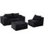 Canapé modulaire en L 4 pièces, sans assemblage, canapé convertible avec méridienne spacieuse, revêtement en velours côtelé de qualité supérieure, aménagement flexible pour le salon ou l’appartement-1999075460