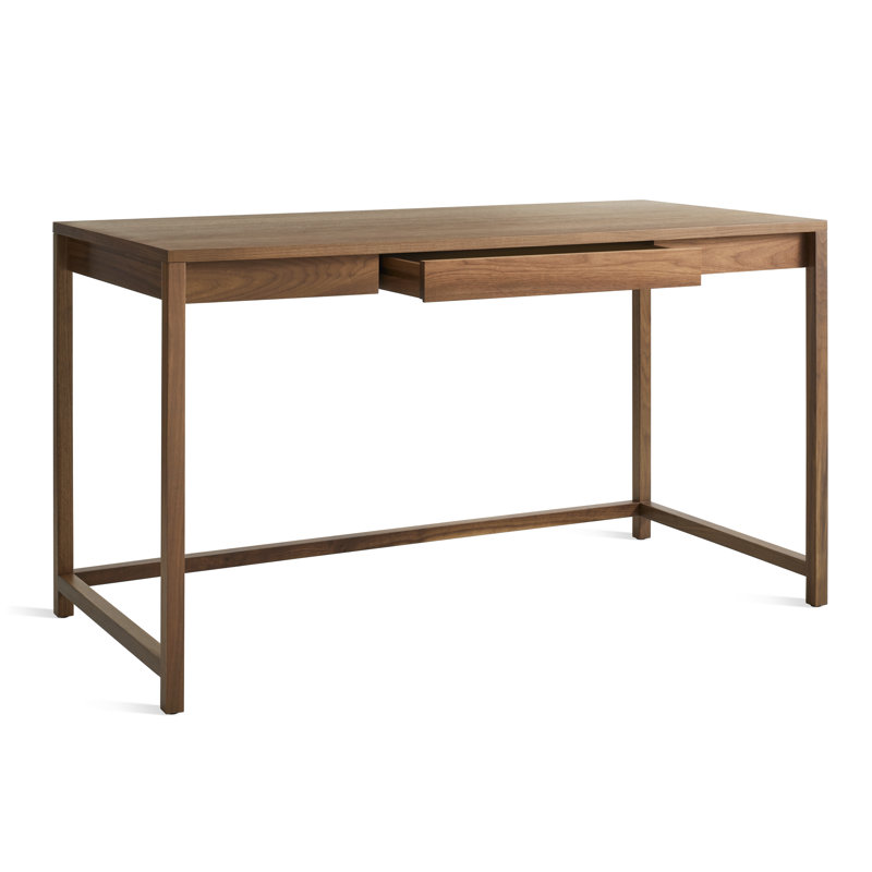 Open Plan Writing Desk, Walnut, 30" H x 54" W x 25" D