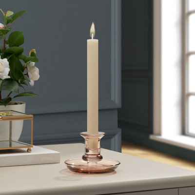 Porte-bougie en verre