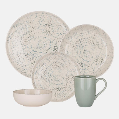 Oxford Contempo Stoneware 20-piece Dinnerware Set, Service for 4