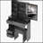 Compact Desktop Vanity Table with Advanced LED Mirror and Ample Storage-211043605