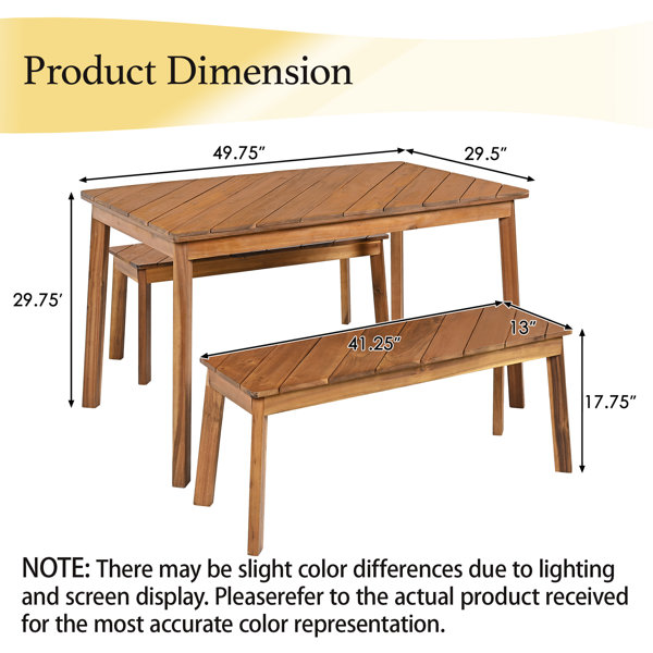 Dimensions du produit