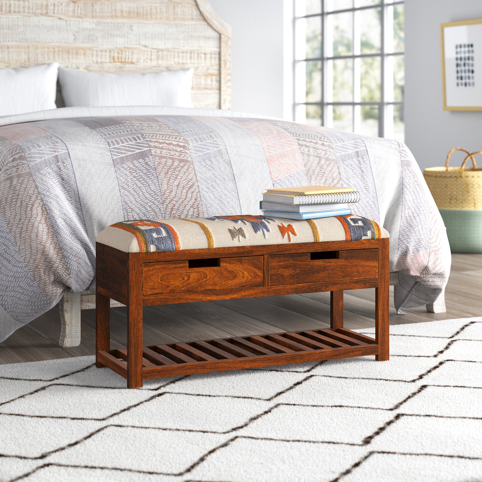 Upholstered Storage Wayfair Bedroom Storage Bench Wayfair