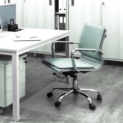 Evolutionmat Rectangular Anti-Slip Chair Mat for Hard Floors and Very Low Pile Carpets