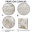 Beige boho bohémien mandala spirale III - Boho mosaïque murale-1073853680-1073853686