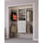 Modular Closets Closet System Walk-In Sets, 2 Double Hanging Unit with 4 Drawer Shelf Tower-1511519686