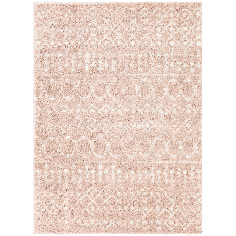 Tapis pêche / ivoire Mosley, Rectangle 5 pi 3 po x 7 pi 3 po