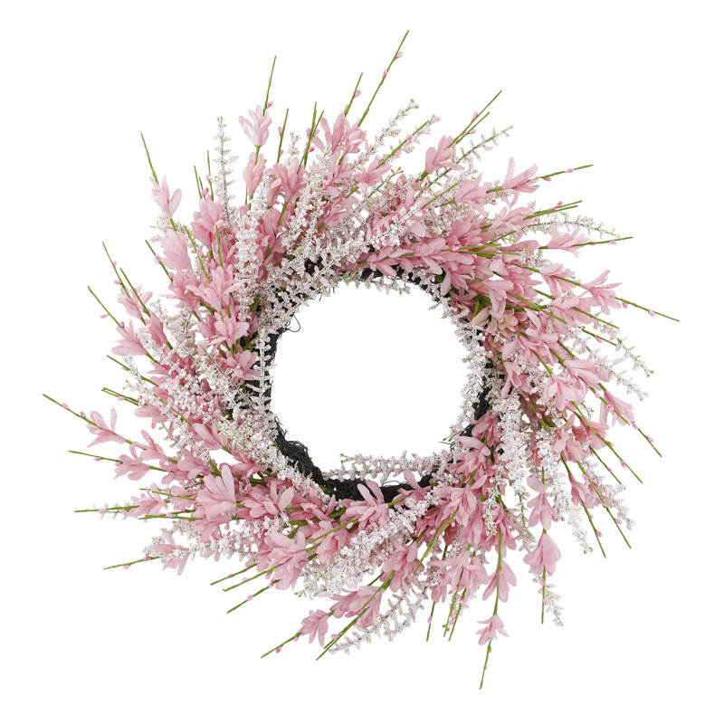 Collection florale de couronne de printemps rose , Rose
