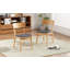 Chaise en tissu