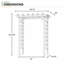Tonnelle en bois Mimoza White Arbours