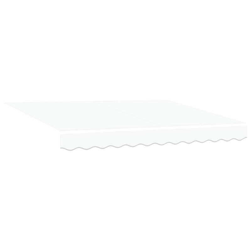VidaXL 200 D Retractable, White, 250cm W x 200cm D, Solid Color