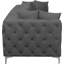 Canapé modulaire en velours à accoudoirs carrés 138 po-87475421