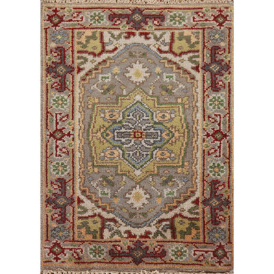 Tapis oriental gris traditionnel 2x3