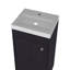 Meuble-lavabo avec 1 porte et 2 tablettes de rangement Wengue-2087911850