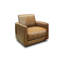 Raffa Leather Swivel Club Chair