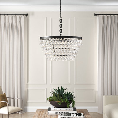 Beno 6 - Light Dimmable Tiered Chandelier