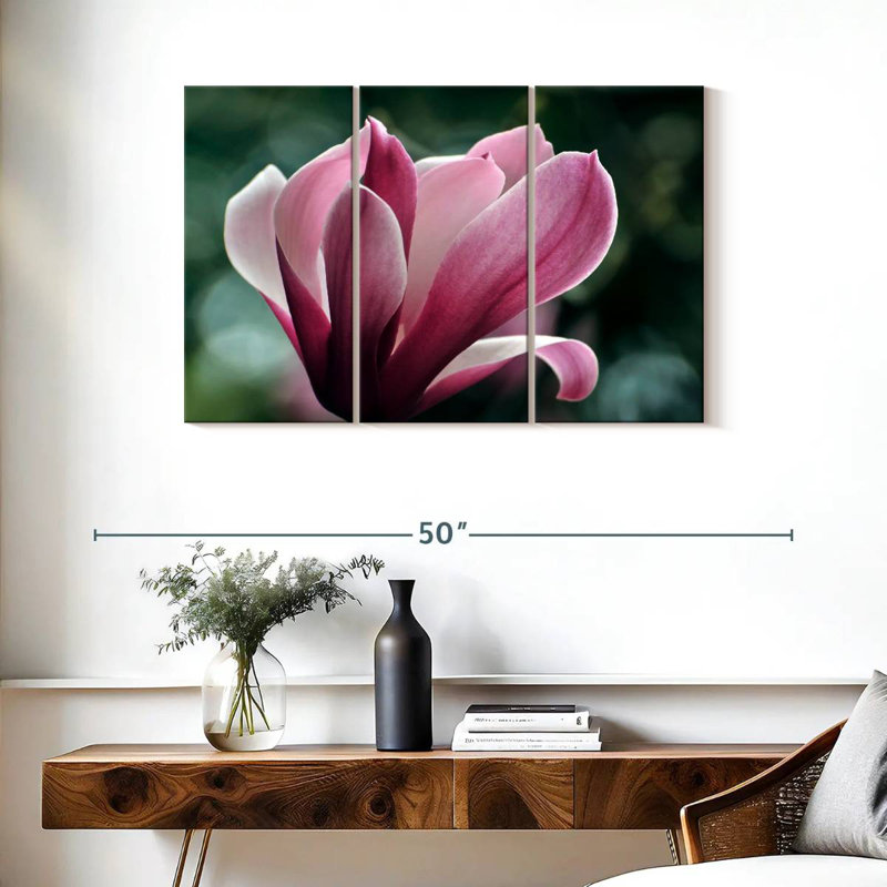 Harnek Blooming Magnolia Flower, 24" H x 38" W