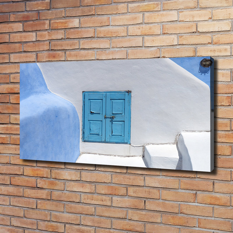 Santorini Greece - Wrapped Canvas Print
