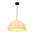 Modern Farmhouse 1-Light Silk Hemispherical Hanging Pendant
