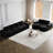 Modern Chenille Sectional With Chaise, L-Shaped, 4, Black, No Assembly Required, Double Cushion Structure High Resilience Sponge And Upholstered Cushions, Three Two Pillows, Neck Pillow For Support,-1721241312
