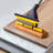 Sponge Mop Home Commercial Use Tile Floor Bathroom Garage Cleaning With Squeegee And Easily Dry Wringing,(Yellow)