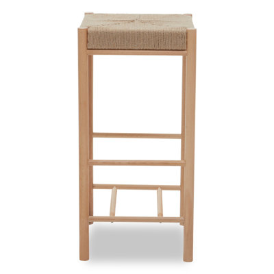 Obregon Counter Stool with Solid Wood Frame