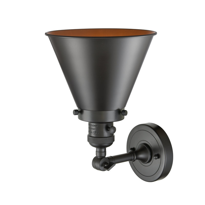 Donovan Armed Sconce, 60 Watt Vintage Incandescent Bulb, Oil Rubbed Bronze, Oil Rubbed Bronze