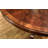 Extendable Mahogany Round Solid Wood Dining Table
