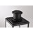 Luca - Outdoor Post Lantern - Sand Black Finish - Clear Beveled Glass