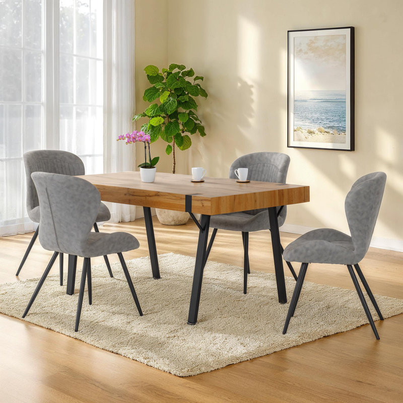Rhinegeist 4 - Person Dining Set, Concrete Grey