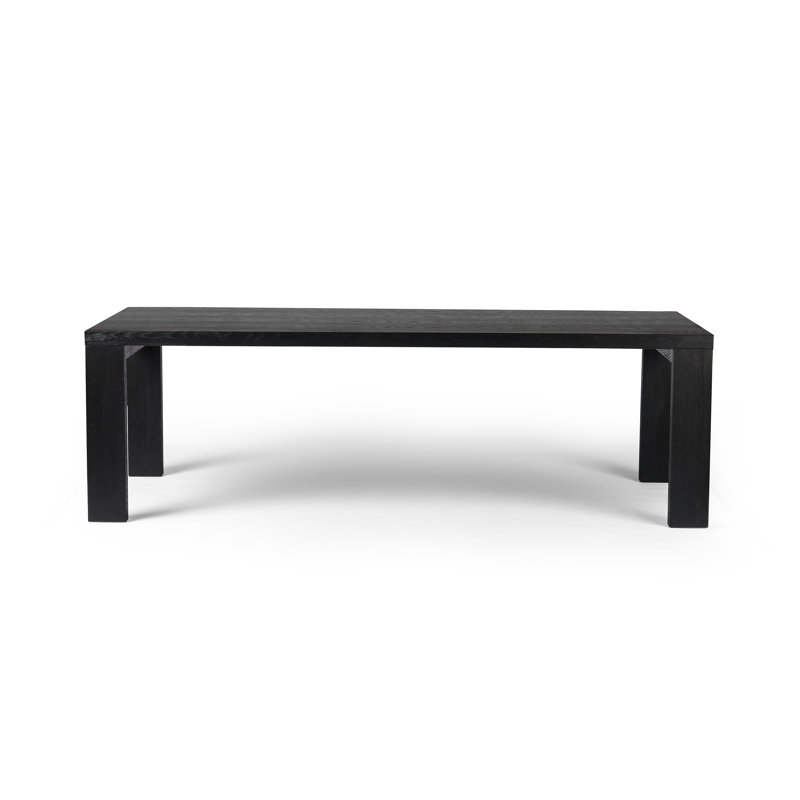 Millie Dining Table, Drifted Oak Solid, 30" H x 72" L x 96" W