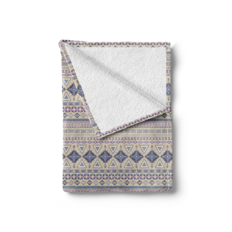 Hand Woven Throw Blanket, 50" W x 70" L