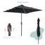 Parasol de marché carré 6,5 po x 6,5 po Salehah-1954652470