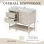 Ensemble de meuble-lavabo autoportant 36 po avec lavabo encastré en céramique 36 po 4 tiroirs Frame Armoire en bois massif-130830794-130830796