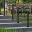Iron Handrail Stair Railing Fits 2 Steps