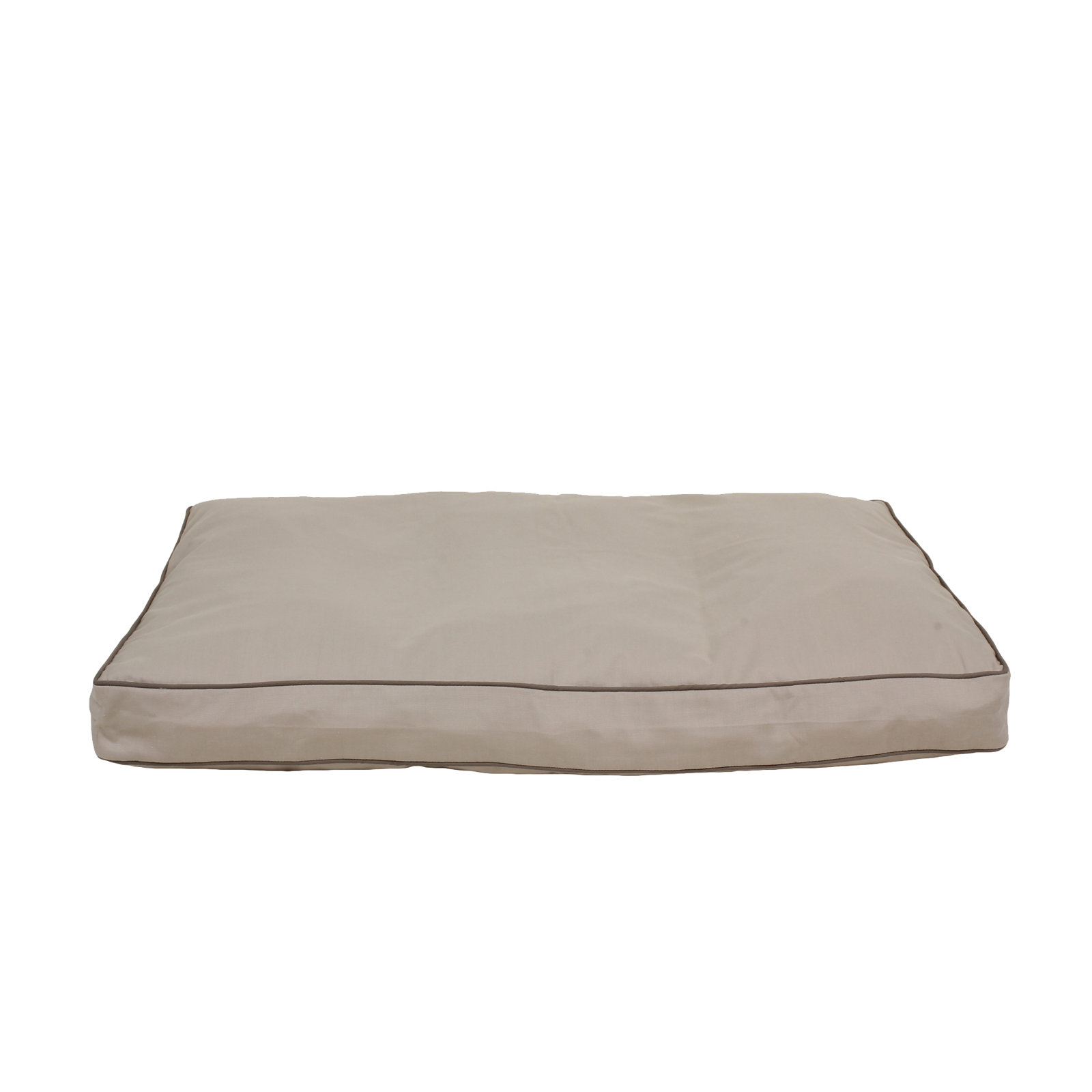 Orthopedic Foam Pet Bed with Removable Washable Cover, Medium (42" W x 30" D x 4" H), Khaki/Sage