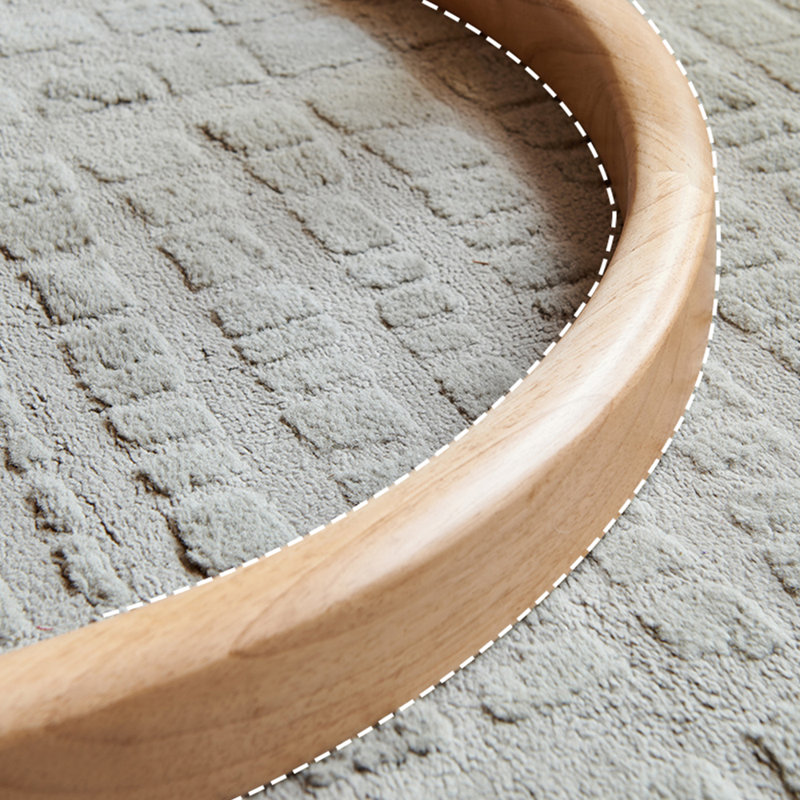 Log style rock plate end table