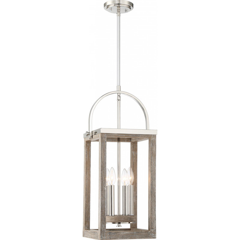 Elliana 4 - Light Lantern Pendant, 36.38" H x 13.75" W x 13.75" D