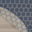 Tapis intérieur / extérieur à motif géométrique réversible bleu Canete-2049280704