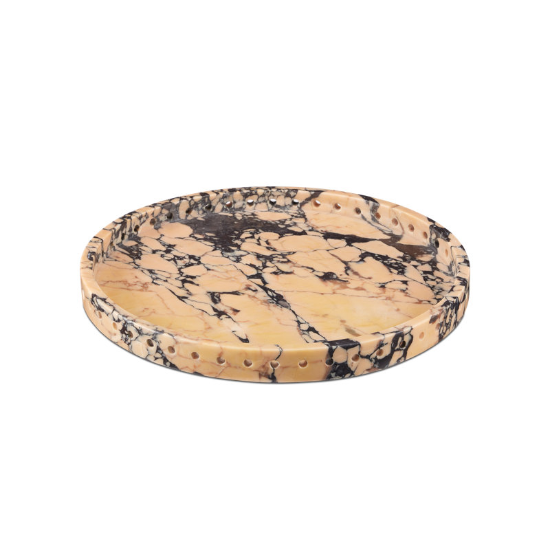 Freya Purple Breccia Decorative Tray