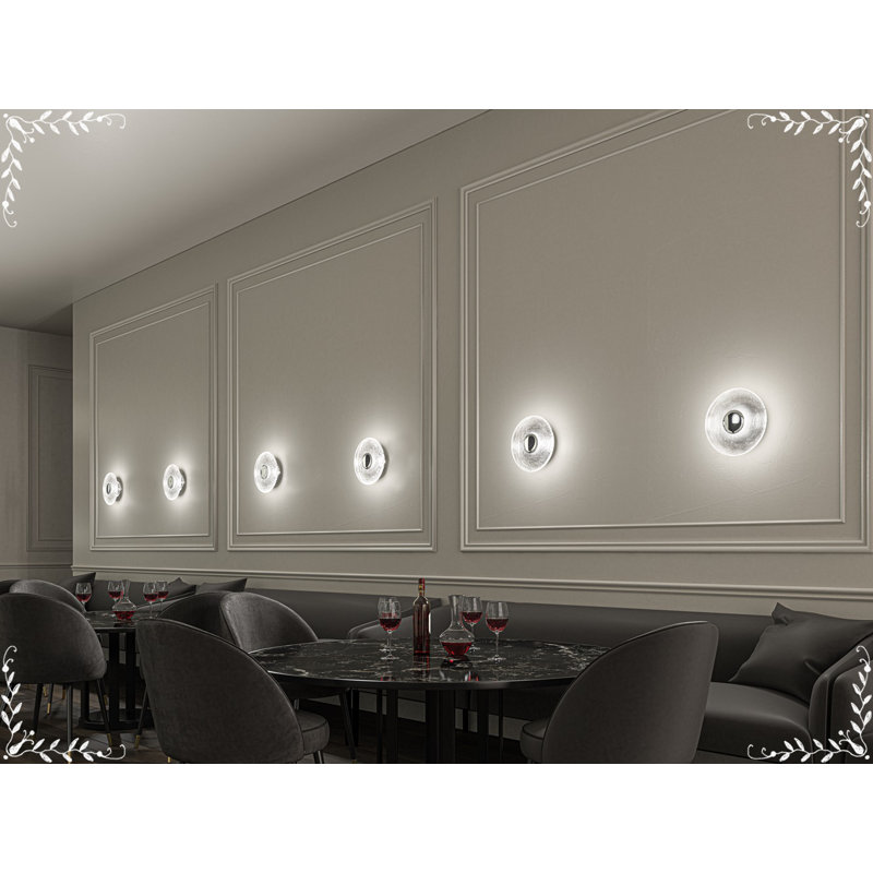 Polished Chrome 9" Dimmable LED Wall Sconce