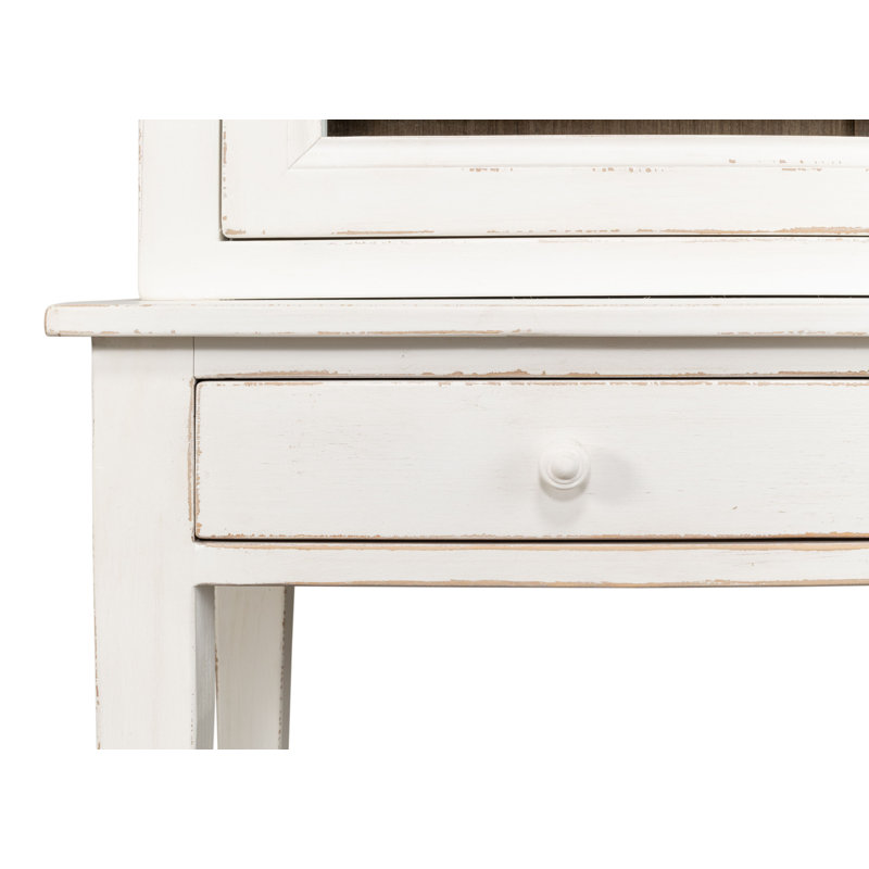Wilkesville Solid Wood China Cabinet, White