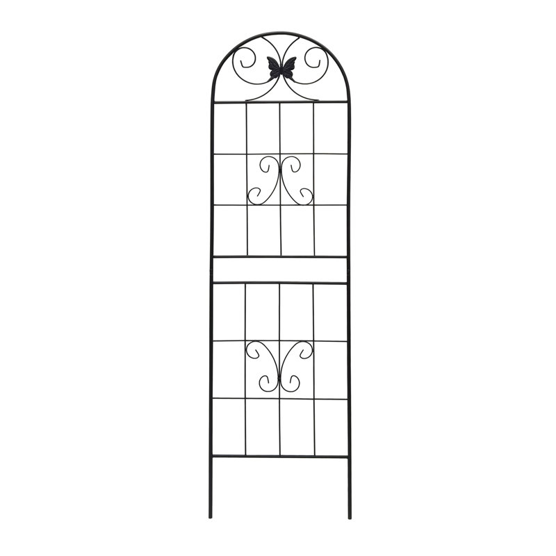 Treillis de jardin en métal - Treillis antirouille pour plantes grimpantes, H 71 po x l 19,7 po x P 0,2 po